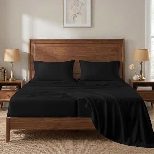 Miniatura 56 de LANE LINEN - Sábanas tamaño Split King para cama ajustable, 450 hilos, 100% algodón, 2 sábanas bajeras individuales XL, con bolsillo profundo