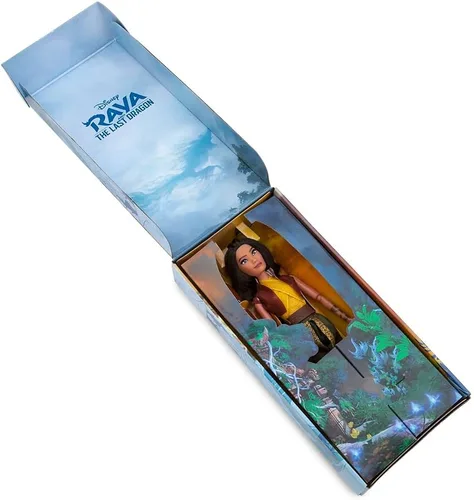 Miniatura 4 de Disney Store - Muñeca clásica oficial de Raya de Raya y el Último Dragón, de 11 ½ pulgadas, incluye cepillo, juguete totalmente articulado en un