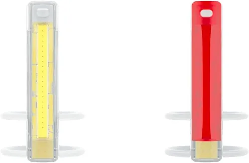 Miniatura 10 de Knog Plus - Luz delantera para bicicleta, luz LED COB para bicicleta, soportes para faros delanteros en manillares, horquillas delanteras, casco