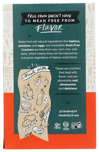 Miniatura 3 de Absolutely Cebolla Cracker Gf Tstd sin gluten, 4.4 onzas
