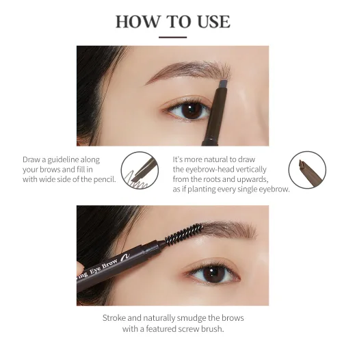 Miniatura 7 de Sombra de ojos de Etude House N.°2 color gris y café