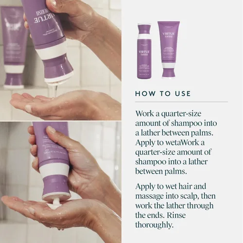 Miniatura 5 de Virtue Flourish - Juego de champú y acondicionador para cabello fino o adelgazante, producto para el crecimiento del cabello sin sulfato
