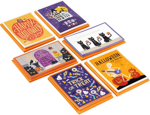 Miniatura 3 de Hallmark Surtido de tarjetas de Halloween, Boo to You (36 tarjetas con sobres)