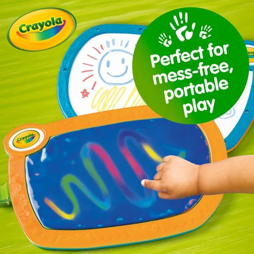 Miniatura 4 de Crayola Tablero de dibujo 2 en 1 para niños pequeños, tableta de dibujo blanda y borrable, juguete educativo para niños pequeños, actividad