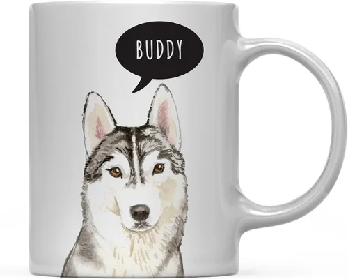 Miniatura 12 de Andaz Press Taza de café personalizada de 11 onzas para perro, Shih Tzu Shorter Haired Up Close, paquete de 1 Shih Tzu pelo más corto personalizado