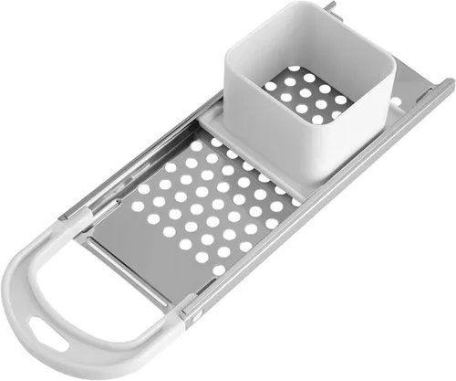 Miniatura 9 de Spaetzle Maker de acero inoxidable, fabricante de fideos de cocina con mango de agarre cómodo, máquina de masa para hacer pasta, herramienta