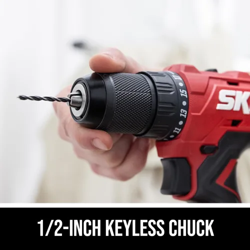 Miniatura 3 de SKIL - Kit de taladro destornillador sin escobillas de 20 V, de 1/2 pulgada, incluye batería de 2.0 Ah y cargador - DL6280B-10