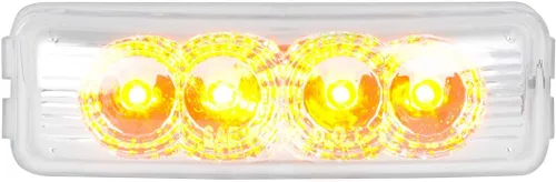Miniatura 7 de GG Grand General 77853 Luz LED rectangular rojo/transparente Spyder con soporte negro Rojo (Red/Clear)