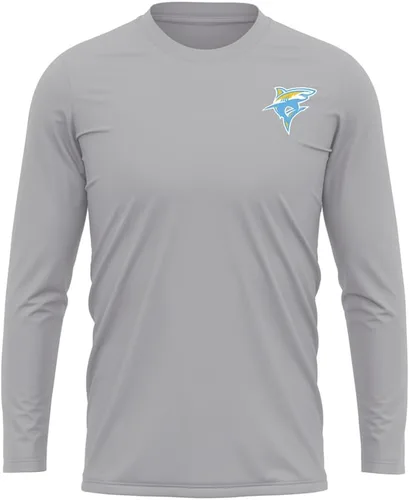 Miniatura 269 de Camisa deportiva de manga larga oficial de la NCAA Collegiate para hombre, con logotipo en el pecho izquierdo, colección Athletic Heather