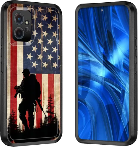 Miniatura 180 de Funda para Moto G 5G 2023, [probada en caídas de grado militar], resistente, resistente, resistente, a prueba de golpes, funda protectora