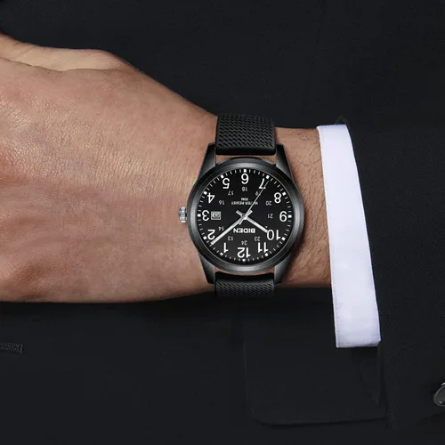 Miniatura 7 de LN LENQIN Relojes para hombre analógicos de cuarzo deportivos unisex, impermeables a 30M, reloj de enfermera para hombres y mujeres, profesionales