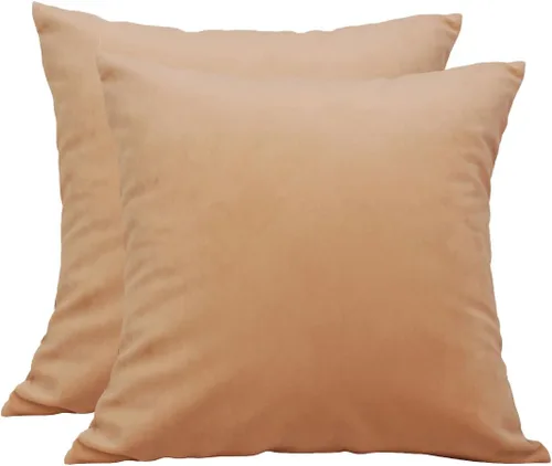Miniatura 12 de TangDepot - Funda de almohada lisa de terciopelo, funda de cojín supersuave de lujo, muchas opciones de colores y tamaños