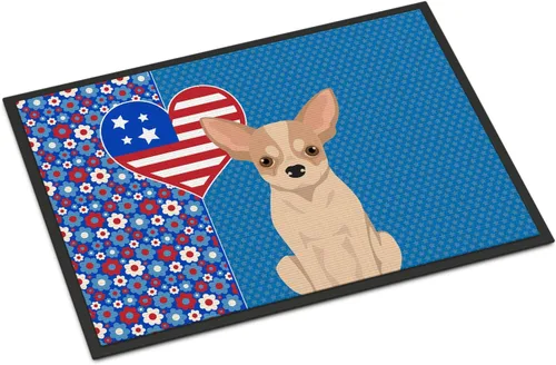 Miniatura 93 de Caroline's Treasures WDK5119JMAT Airedale Terrier USA - Tapete para interiores o exteriores, 24 x 36 pulgadas, tapete para puerta delantera