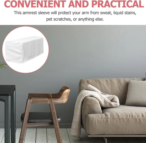 Miniatura 5 de 2 fundas antideslizantes para reposabrazos de sofá, funda elástica para sofá, sillón reclinable, protector de muebles