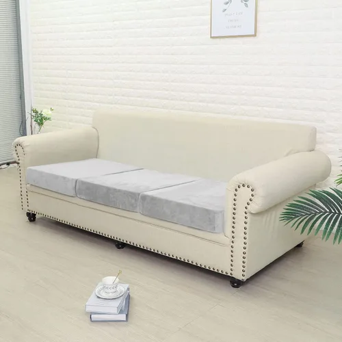 Miniatura 2 de Jonuiony Funda universal para sofá resistente al desgaste, fundas de terciopelo elástico para cojines separados para sofá, fundas de sofá