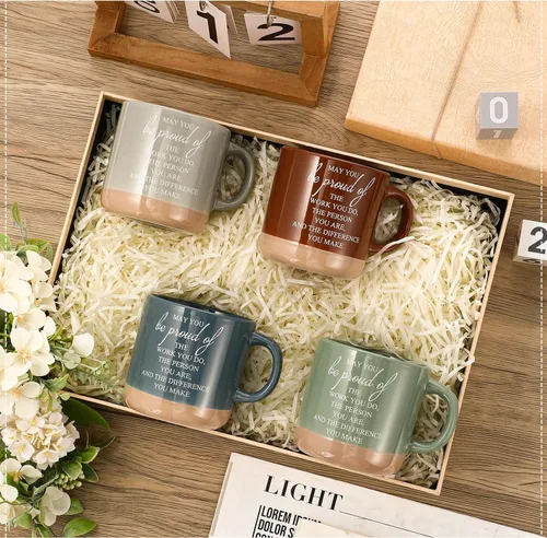 Miniatura 6 de Didaey 10 tazas de agradecimiento a granel CNA Week Gifts Bulk 13 oz Tazas de café de cerámica inspiradoras May You Be Proud Regalo
