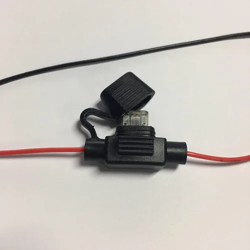 Miniatura 3 de Barehill Cable blindado resistente a roedores con clips de cocodrilo, cable de metal envuelto en resorte de 12 V CC 20 AWG, compatible con Tactacam
