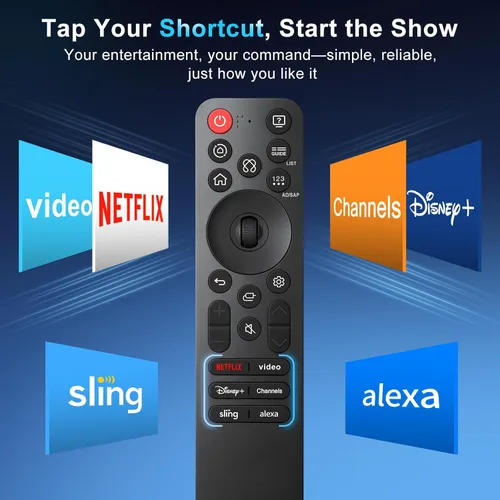 Miniatura 6 de AI Voice Magic Remote para LG OLED QNED UHD NanoCell Webos Smart TV Magic Control remoto reemplazo AN-MR25GA MR21 MR22 MR23 MR24 GA GN MR20GA MR19BA