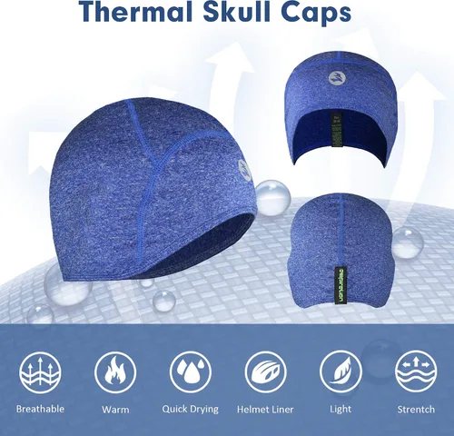Miniatura 30 de EMPIRELION Casco térmico para niños, diseño de calavera, ligero, para deportes juveniles, para correr, para niños, niñas y niños