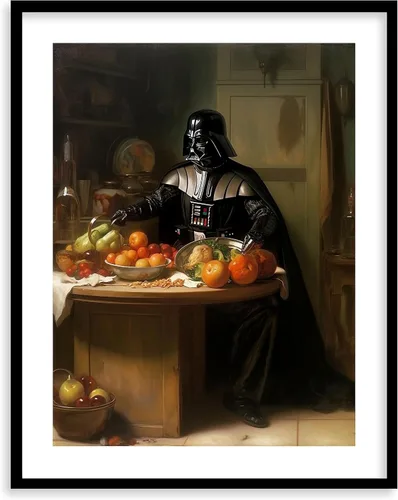 Miniatura 39 de Impresiones de Arte para Cocina de Star Wars - Impresión Giclée de Arte Fino Premium - Póster de Impresión Estético de Darth Vader Boba Fett Yoda