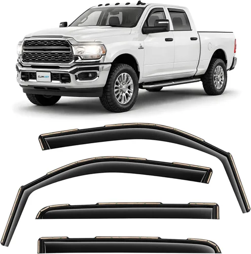 Miniatura 13 de CLIM ART - Deflectores de lluvia increíblemente duraderos en canal para Ford Bronco Sport 2021-2026, deflectores de ventana originales, viseras