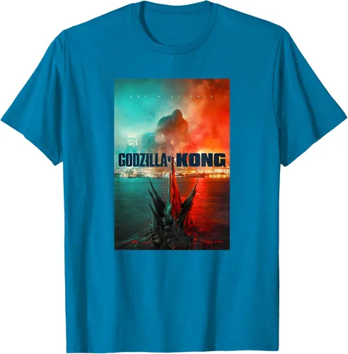 Miniatura 4 de Godzilla vs Kong - Camiseta oficial con póster, Negro