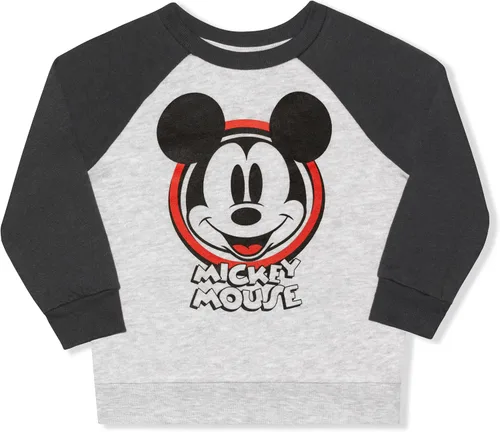 Miniatura 2 de Disney Mickey Mouse Boys Sweater and Beanie Set for Toddler and Little Kids RedBlack or Grey