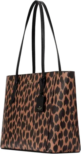 Miniatura 3 de Kate Spade New York Schuyler Medium Tote Saffiano Spotted Animal print, Marrón