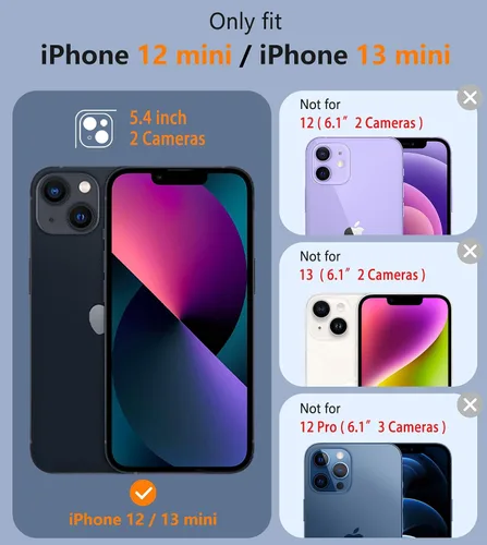 Miniatura 449 de FNTCASE Funda para iPhone 13 Pro-Max: Fundas magnéticas transparentes compatibles con Magsafe Slim anti amarillamiento protección contra caídas