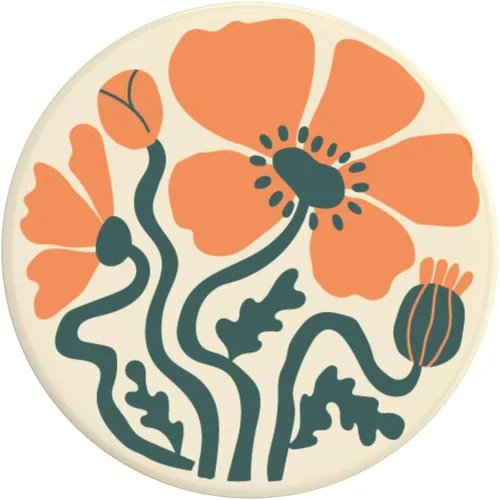 Miniatura 5 de PopSockets - Agarre para teléfono con soporte expandible, agarre adhesivo, bonitos PopSockets, Fall PopSocket - Fall Fleur Flor de otoño