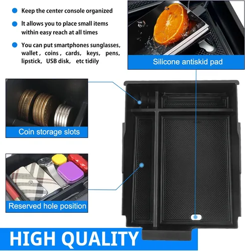 Miniatura 6 de SHAOHAO para 2024 2025 Hyundai Palisade Organizador de Bandeja de Consola Central para 2023 2024 2025 Hyundai Palisade Accesorios SE SEL XRT Limited
