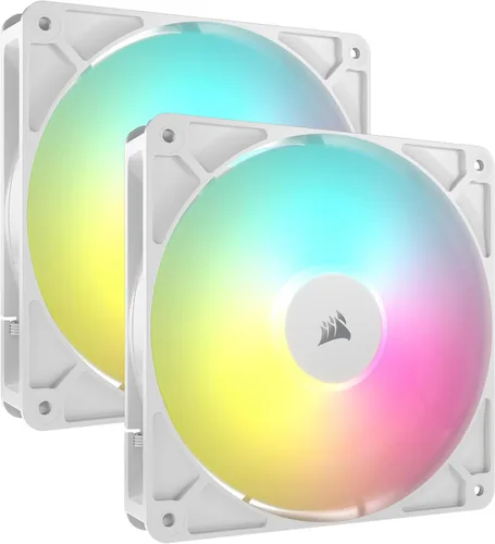 Miniatura 11 de CORSAIR RS120 ARGB Ventilador PWM de 120 mm – Conexión Daisy-Chain – Bajo Nivel de Ruido – Rodamiento de Cúpula Magnética – Paquete Individual