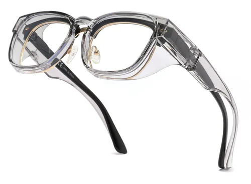 Miniatura 46 de Alsenor Gafas de seguridad antiniebla, gafas protectoras con bloqueo de luz azul, antipolvo, protección UV, para hombres y mujeres (jade)