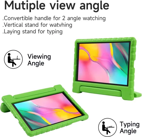 Miniatura 6 de Funda para niños para Samsung Galaxy Tab A 10.1 (2019) Modelo SM-T510/T515, a prueba de golpes, funda protectora de EVA con mango convertible