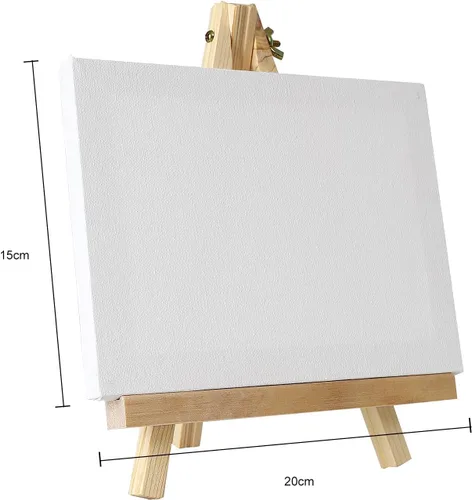 Miniatura 6 de Juego de 54 piezas de pintura acrílica artística, suministros de pintura con 36 tubos de 0.47 onzas líquidas, pinceles, cuchillos, lienzo