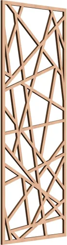 Miniatura 74 de Conway Paneles de pared decorativos de madera con calado, 9 3/8 pulgadas de ancho x 24 3/8 pulgadas de alto x 1/4 de alto, aliso