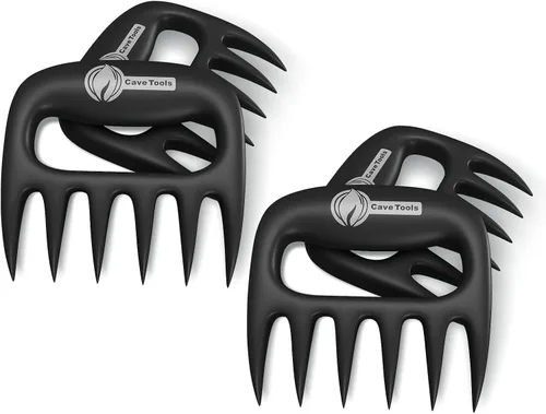Miniatura 3 de Cave Tools Garras de carne con punta de garra para triturar cerdo, pollo, pavo y carne de res, manipulación y tallado de alimentos, accesorios
