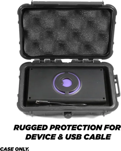 Miniatura 2 de CASEMATIX Funda resistente e impermeable con sensor de imágenes compatible con Walabot DIY, DIY 2 in Wall Imager y cables, incluye solo funda
