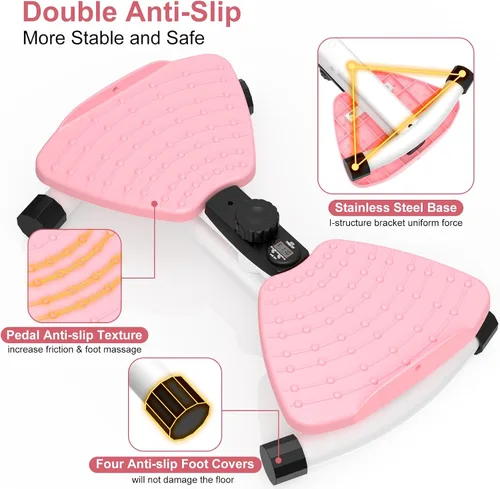 Miniatura 7 de Máquina para hacer ejercicio de cintura, máquina de abdominales ajustable, herramienta de fitness, sin ruido, para mujeres y hombres