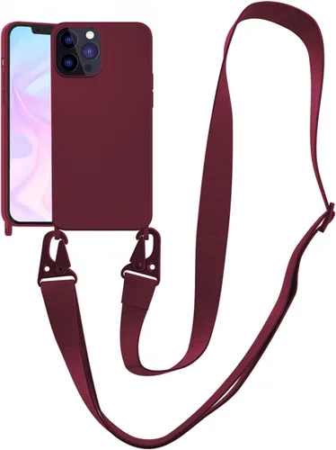 Miniatura 53 de Funda compatible con iPhone 13 con correa, funda cruzada para iPhone con cordón, ajustable, a prueba de golpes, protección contra caídas, funda