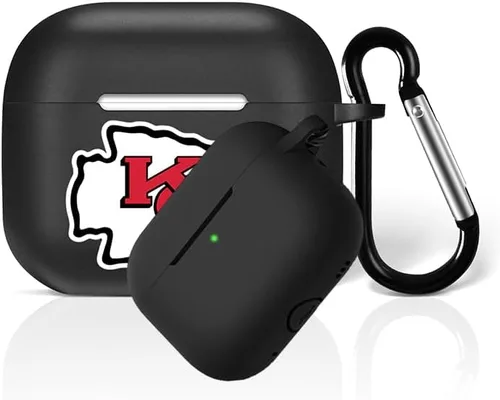 Miniatura 8 de Funda protectora de silicona para 49ers compatible con AirPods de 1ª/2ª generación, funda de carga, llavero