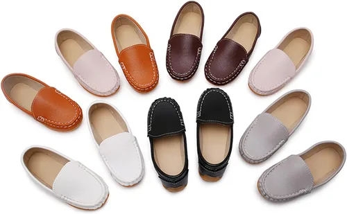 Miniatura 6 de RVROVIC Mocasines planos Oxford de piel sintética para niños y niñas (niño pequeñoniño pequeño)