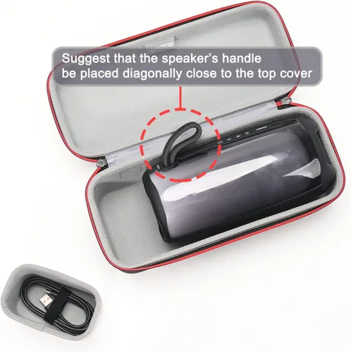 Miniatura 2 de RLSOCO Funda de transporte para JBL Pulse 4/Pulse 5/Pulse 3 Altavoz Bluetooth portátil impermeable (solo funda)