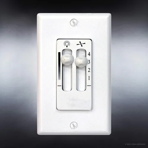 Miniatura 9 de Urban Ambiance Ventilador de techo moderno de lujo para interiores y exteriores, tamaño mediano: 19.5 pulgadas de alto x 52 pulgadas de ancho