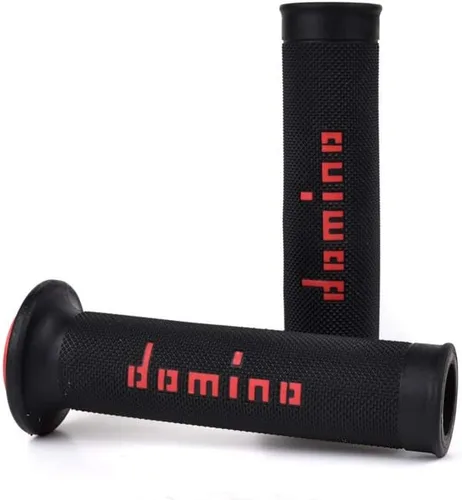 Domino 1295346 Pomos, Negro/Rojo, Juego de 2