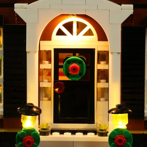 Miniatura 7 de VONADO Kit de luz LED compatible con el juego Lego Home Alone - Versión musical