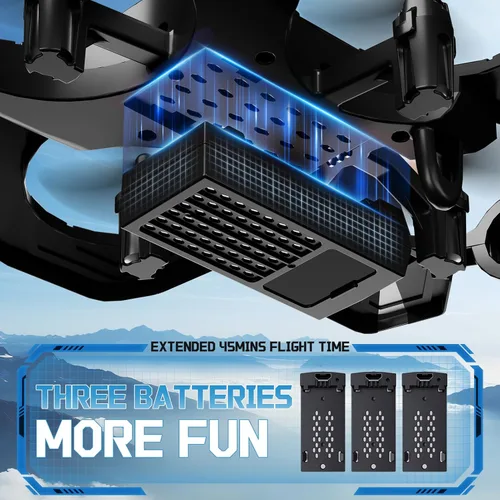 Miniatura 6 de Aviones RC con 3 baterías para niños y adultos, control remoto de espuma, aviones, helicópteros, drones, juguetes para niños y adultos de 8 a 12