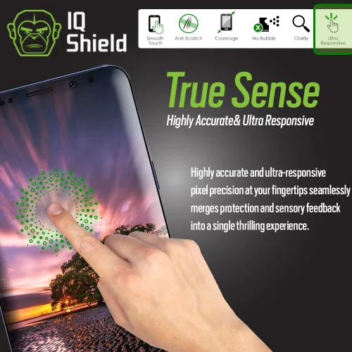 Miniatura 9 de IQShield Paquete de 2 protectores de pantalla para Samsung Galaxy S9 Plus/S9+ (compatible con fundas), compatible con identificación de huellas
