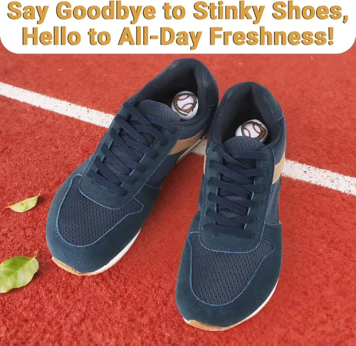 Miniatura 2 de Knixmax Bolas Desodorizantes Versátiles para Zapatos Bolsas de Gimnasio Ambientador para el Hogar para Armarios Casilleros Eliminador de Olores