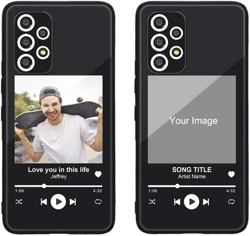 Miniatura 166 de Funda de teléfono personalizada para Samsung Galaxy S22+ / S22 Plus 5G, funda de TPU suave de vidrio templado antiarañazos personalizada con foto